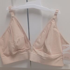 Lively Women's Beige Striped Bralette